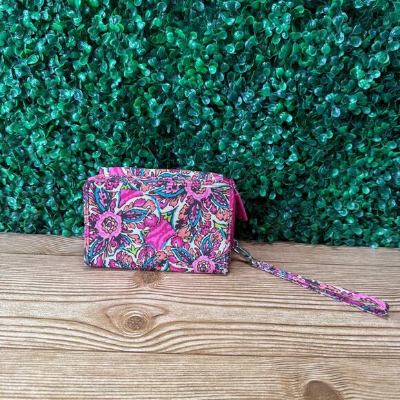 Vera Bradley RFID Wallet in "Sunburst Floral" Pattern Womens Gift - Picture 2 of 9